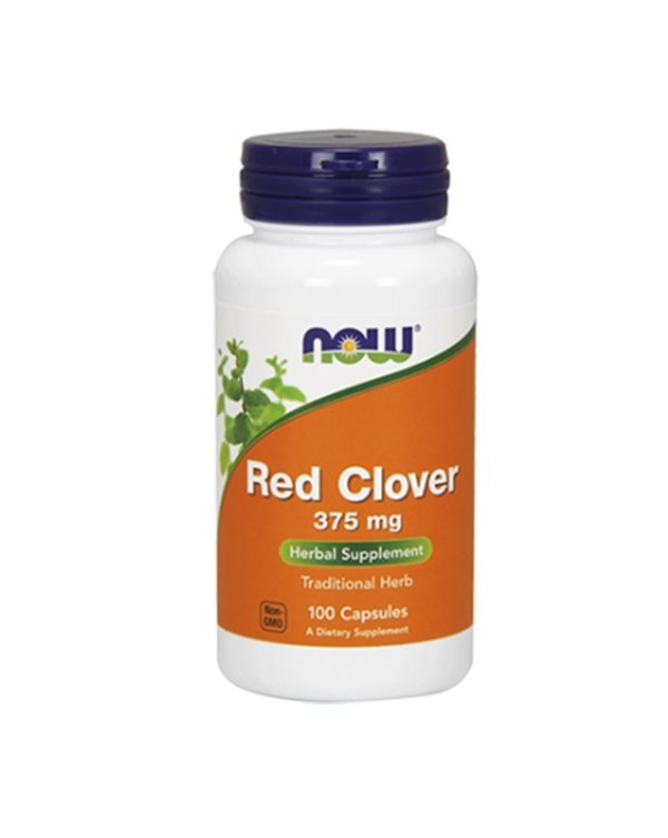 Red Clover (Trevo Vermelho) 375 mg 100 Cáps. Veg. NOW