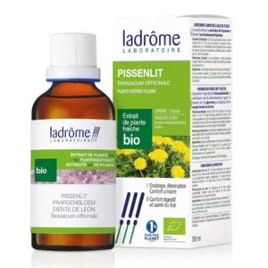 Suplemento de Dente de Leão Extrato Bio Ladrôme 50ml depurativo e drenante Cinco Sentidos