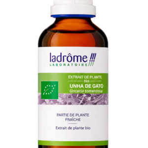 Extrato fluido de Unha de Gato 50ml Ladrôme para suporte do sistema imunitário.